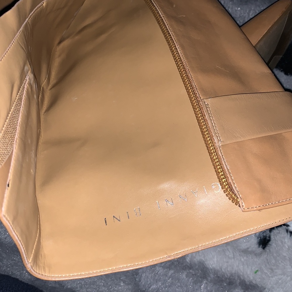 Gianni Bini Camel Leather Knee High Boots — 6 - Picture 14 of 16